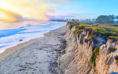 California Coastline and Cliffs