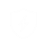 Icon of a shield with a lightning bolt on it.